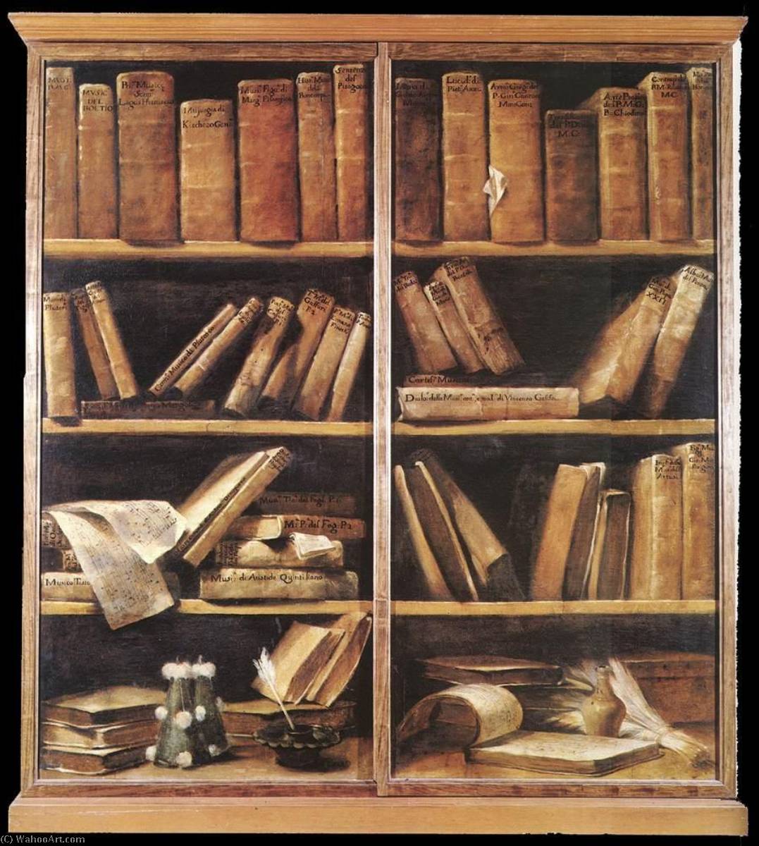 Bookshelves — Джузеппе Мария Креспи