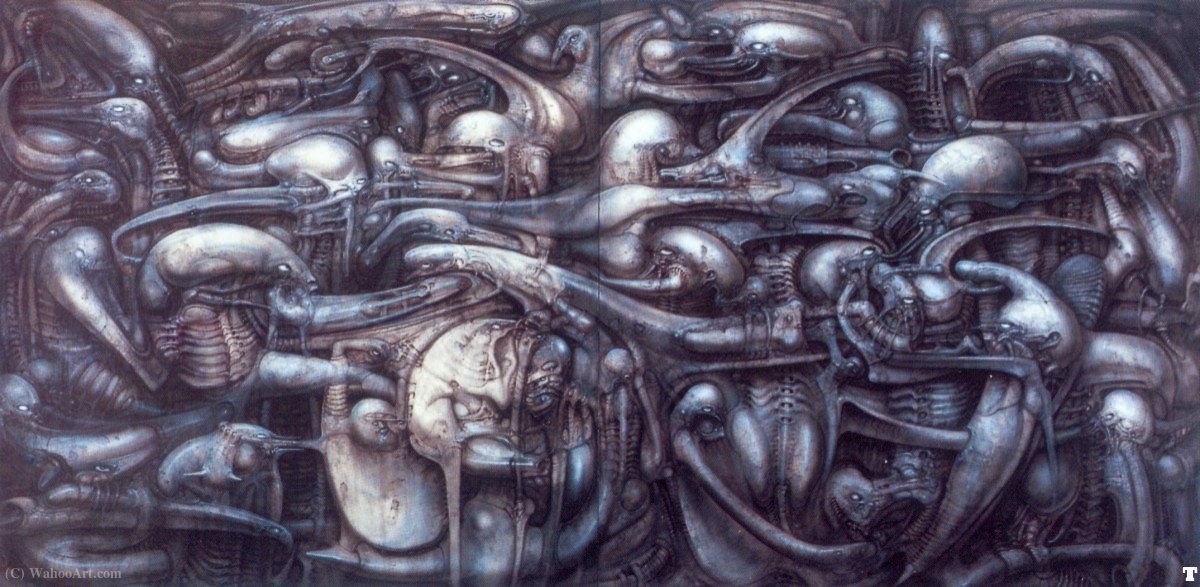 Hr Giger Landscape Xxvii — H.r. Giger