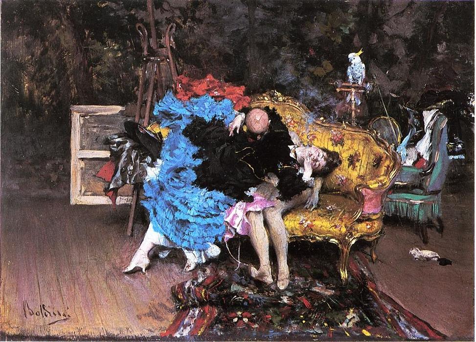 The Model And The Mannequin (also Known As Berthe In The Studio) — Giovanni Boldini