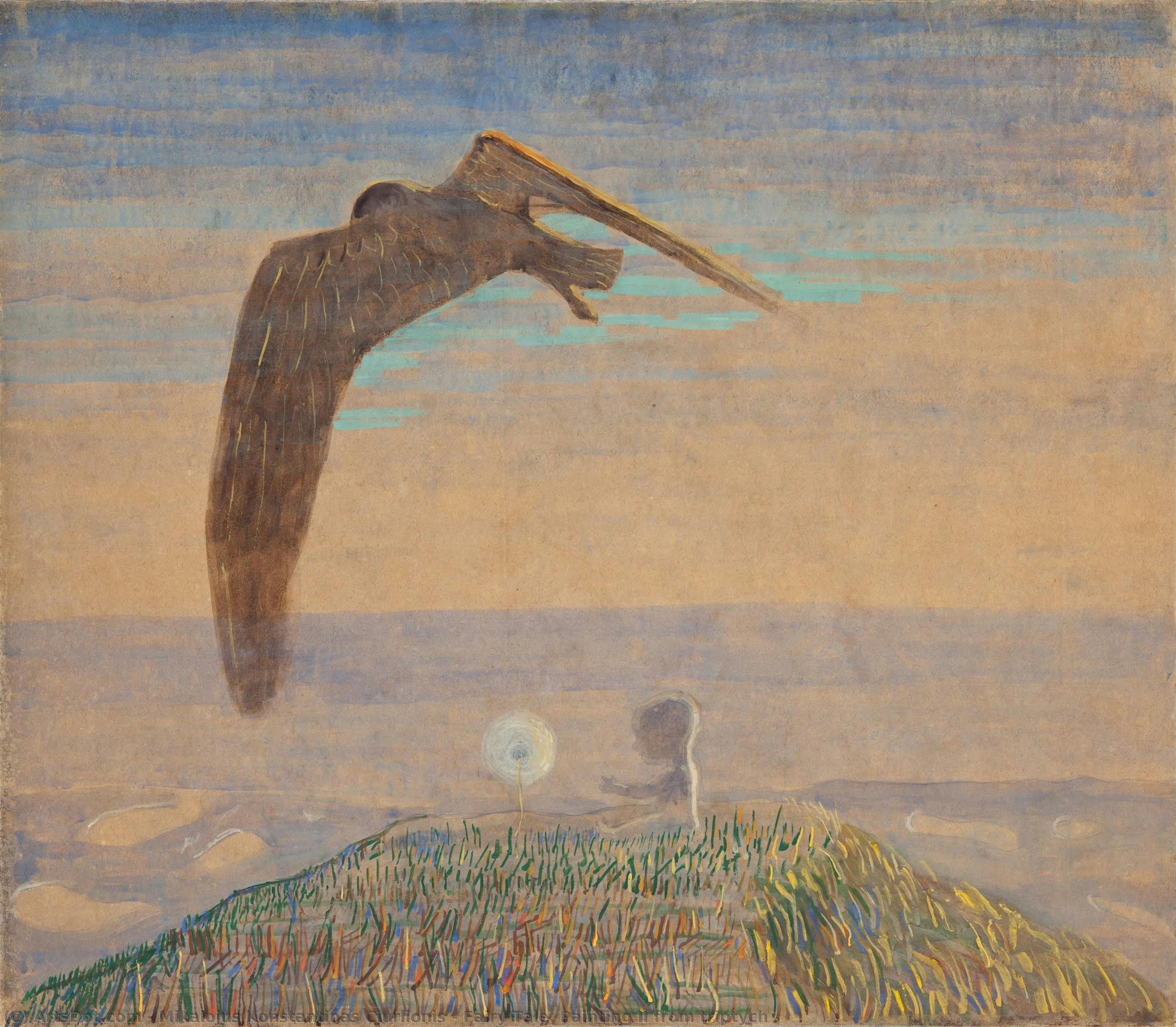 Fairy Tale. Painting Ii From Triptych — Mikalojus Konstantinas Čiurlionis