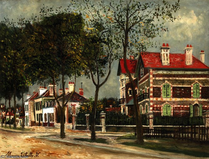 Boulevard Carnot À Noyon — Морис Утрилло