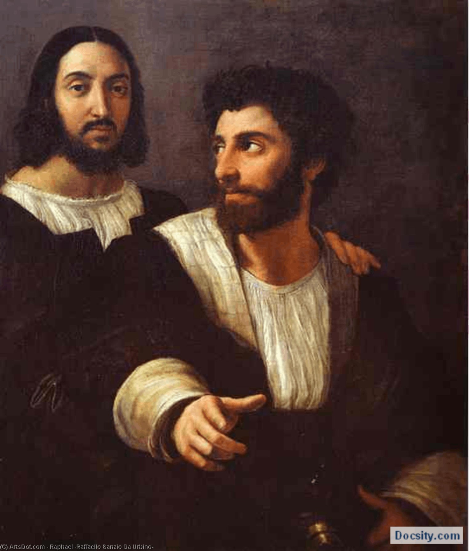 Self-portrait With A Friend — Рафаэль