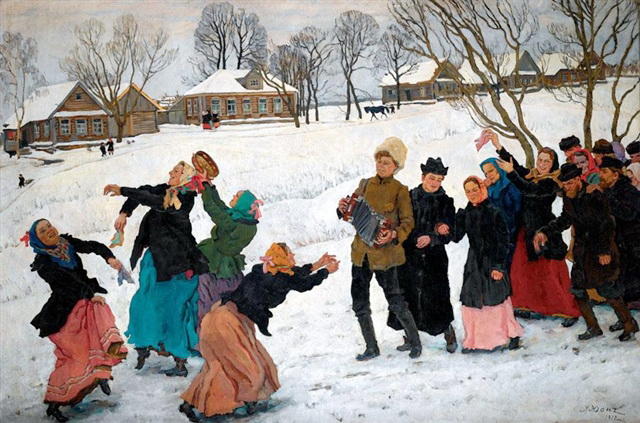 The Dance Of The Matchmakers. Ligachevo — Konstantin Yuon
