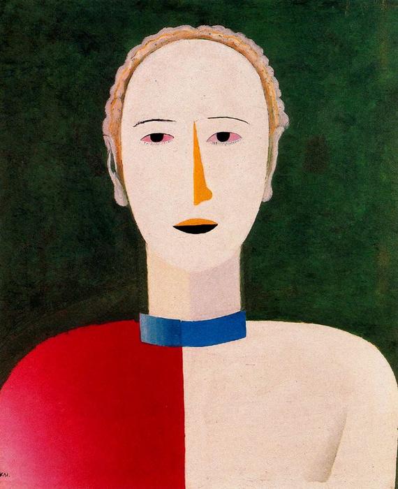 Female Portrait — Kazimir Malevich