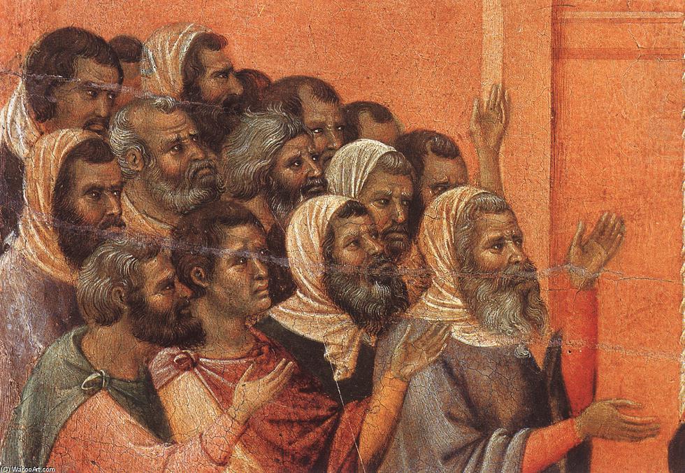 Christus Wird Von Den Pharisäern Angeklagt (detail) — Duccio Di Buoninsegna