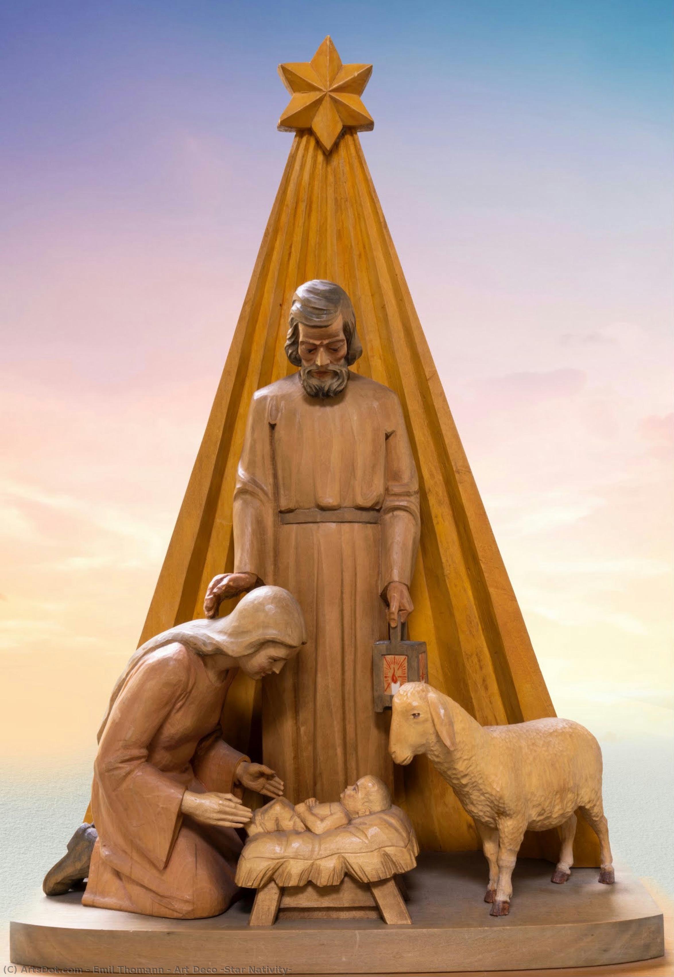Art Deco “star Nativity” — Emil Thomann