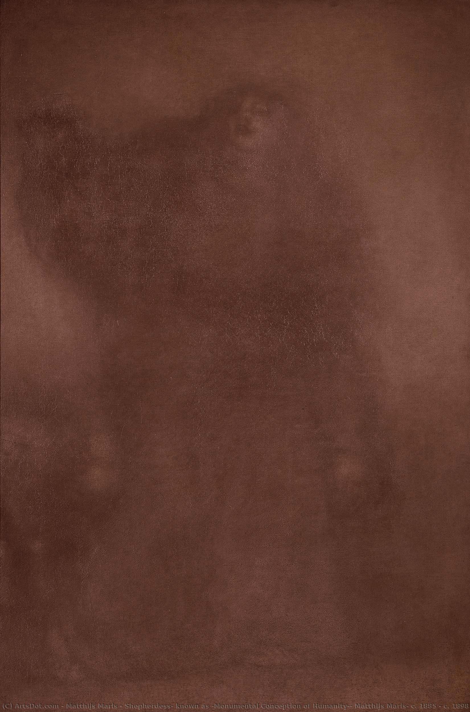Shepherdess, Known As ‘monumental Conception Of Humanity’, Matthijs Maris, C. 1885 - C. 1898 — Matthijs Maris