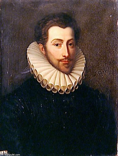 Portrait Of Louis De Clermont, Seigneur De Bussy D'amboise — Edouard Pingret