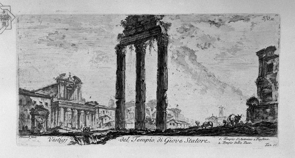 Parts Of The Forum Of Nerva — Giovanni Battista Piranesi