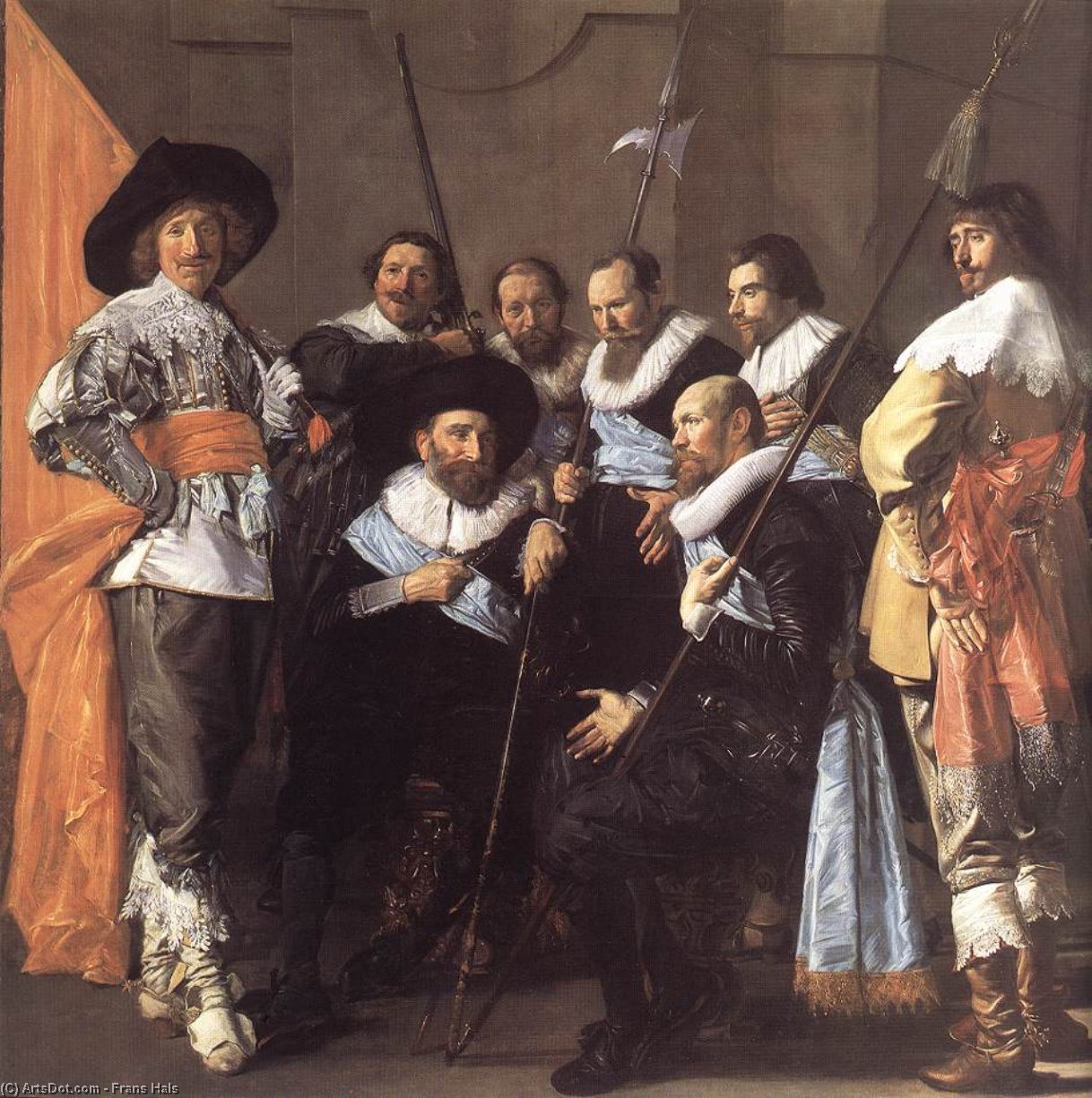 The Meagre Company [detail] — Frans Hals I
