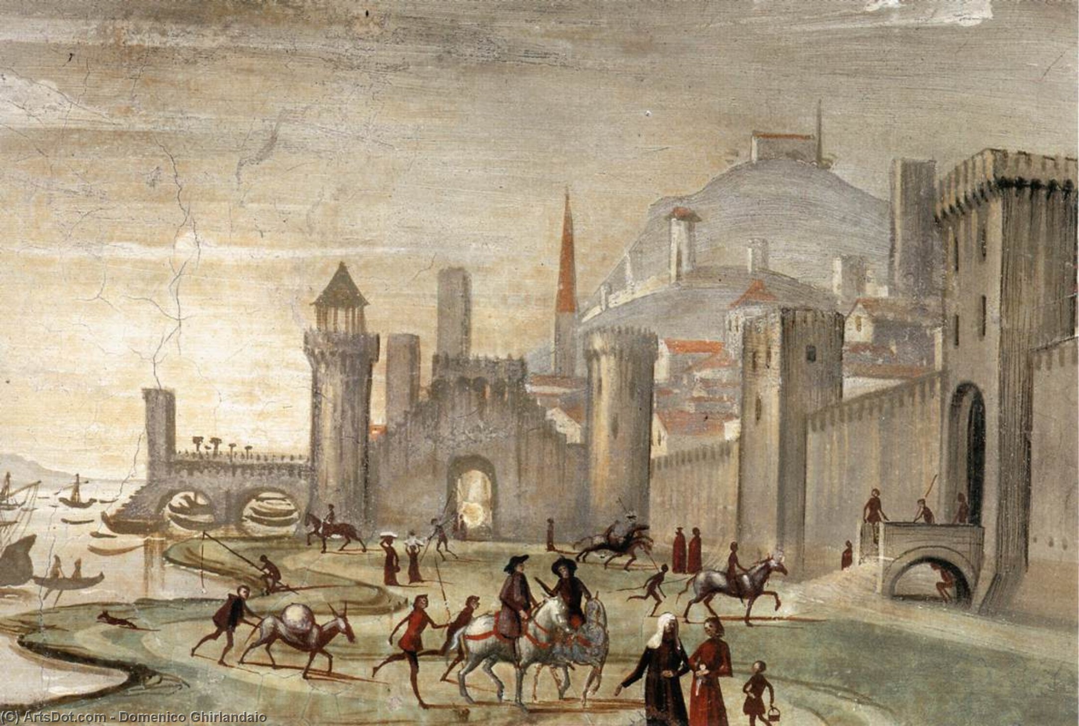Renunciation Of Worldly Goods (detail) — Domenico Ghirlandaio