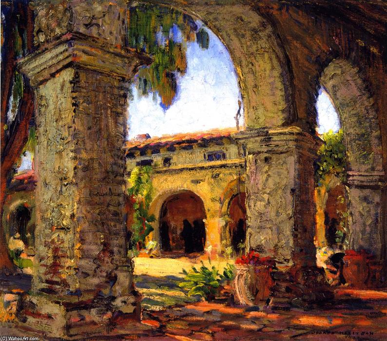Through The Arches, Mission San Juan Capistrano — Joseph Kleitsch