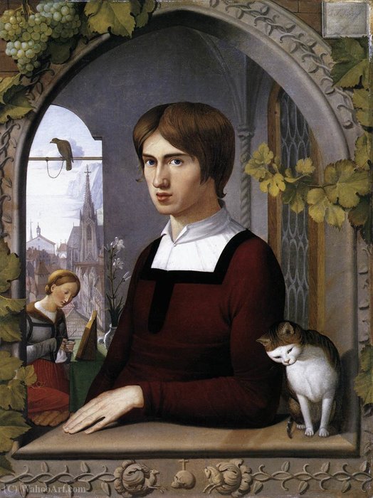 Portrait Of The Painter Franz Pforr — Franz Pforr