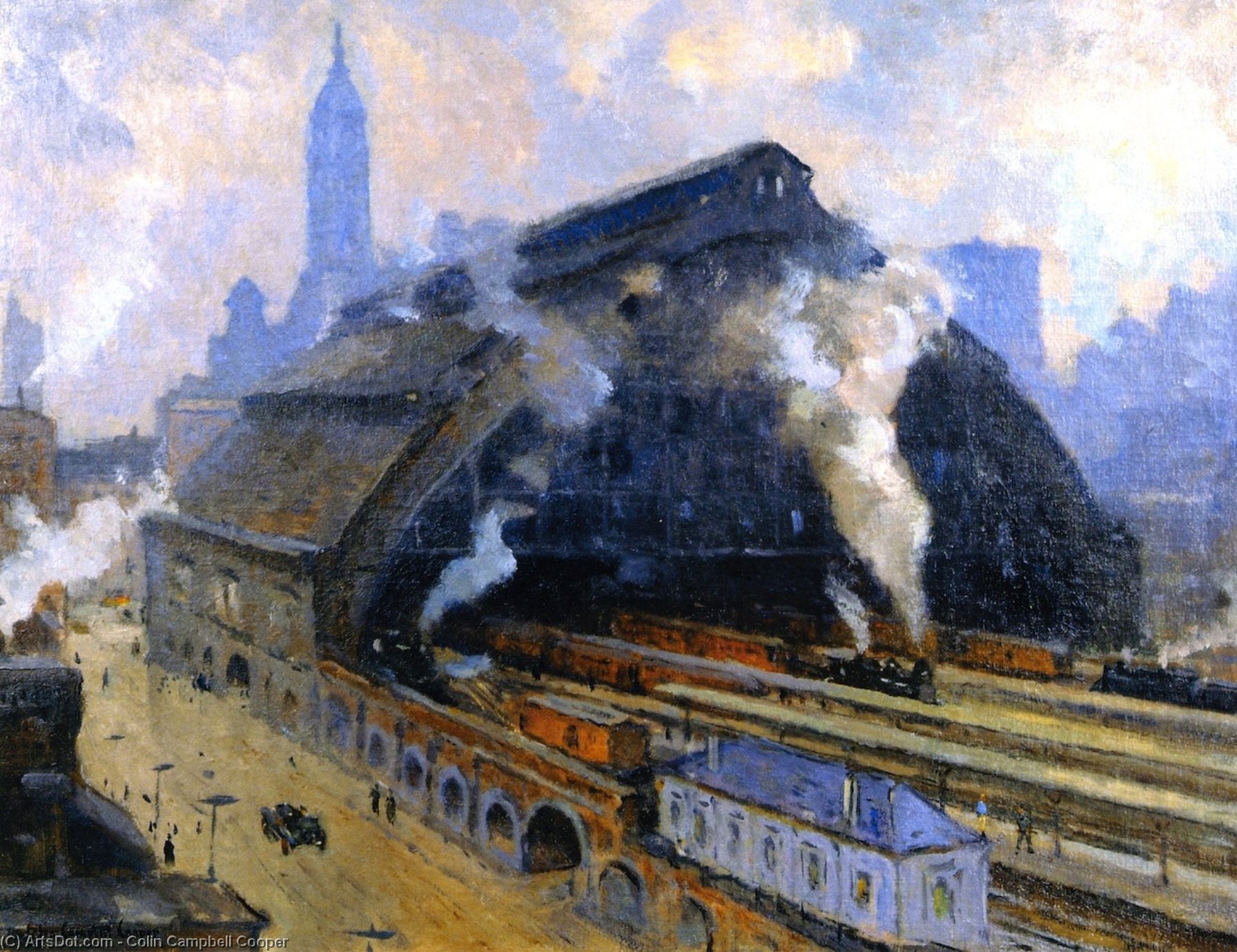 Glass Train Shed, Broad Street Station, Philadelphia — Colin Campbell Cooper