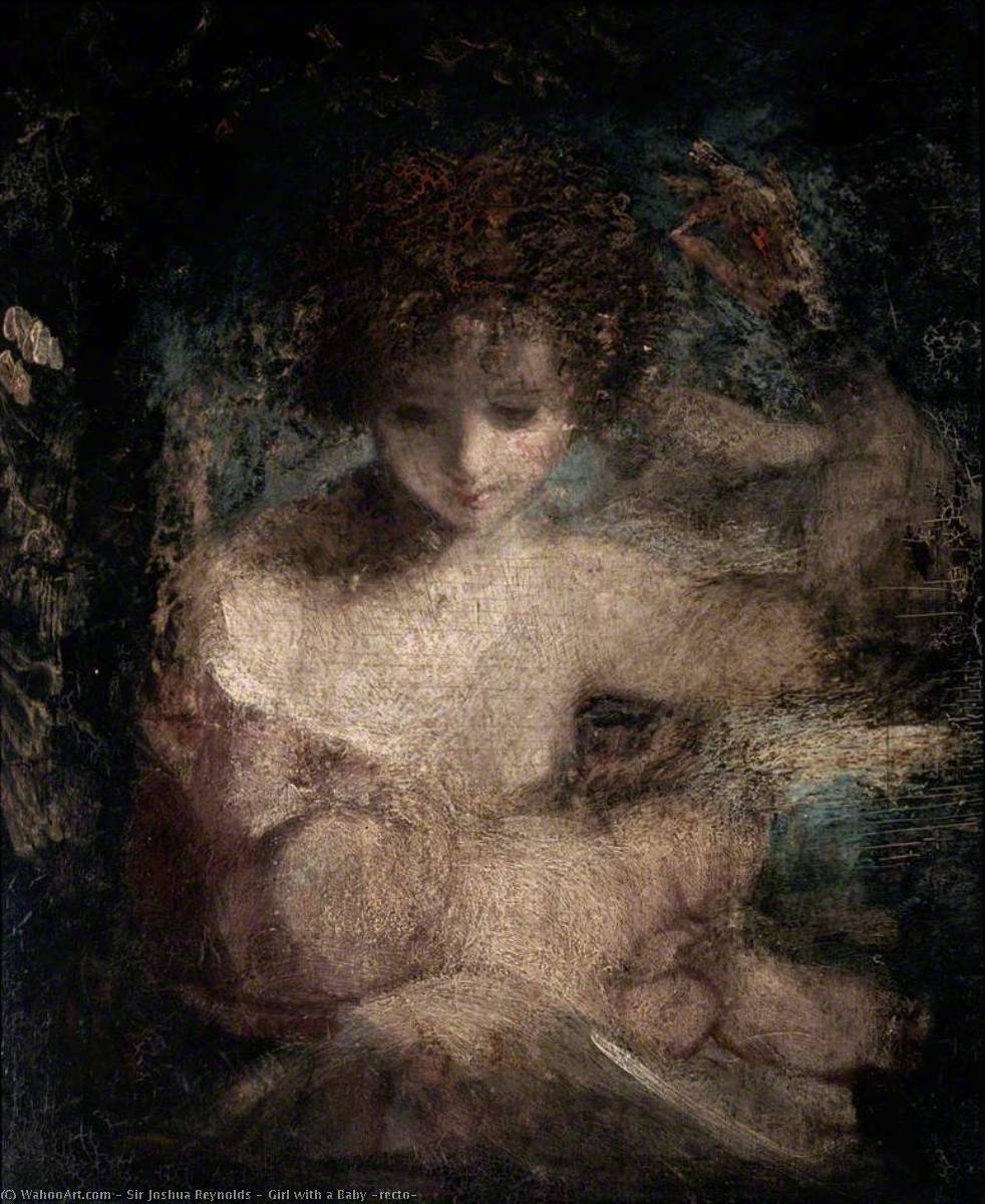 Girl With A Baby (recto) — Sir Joshua Reynolds