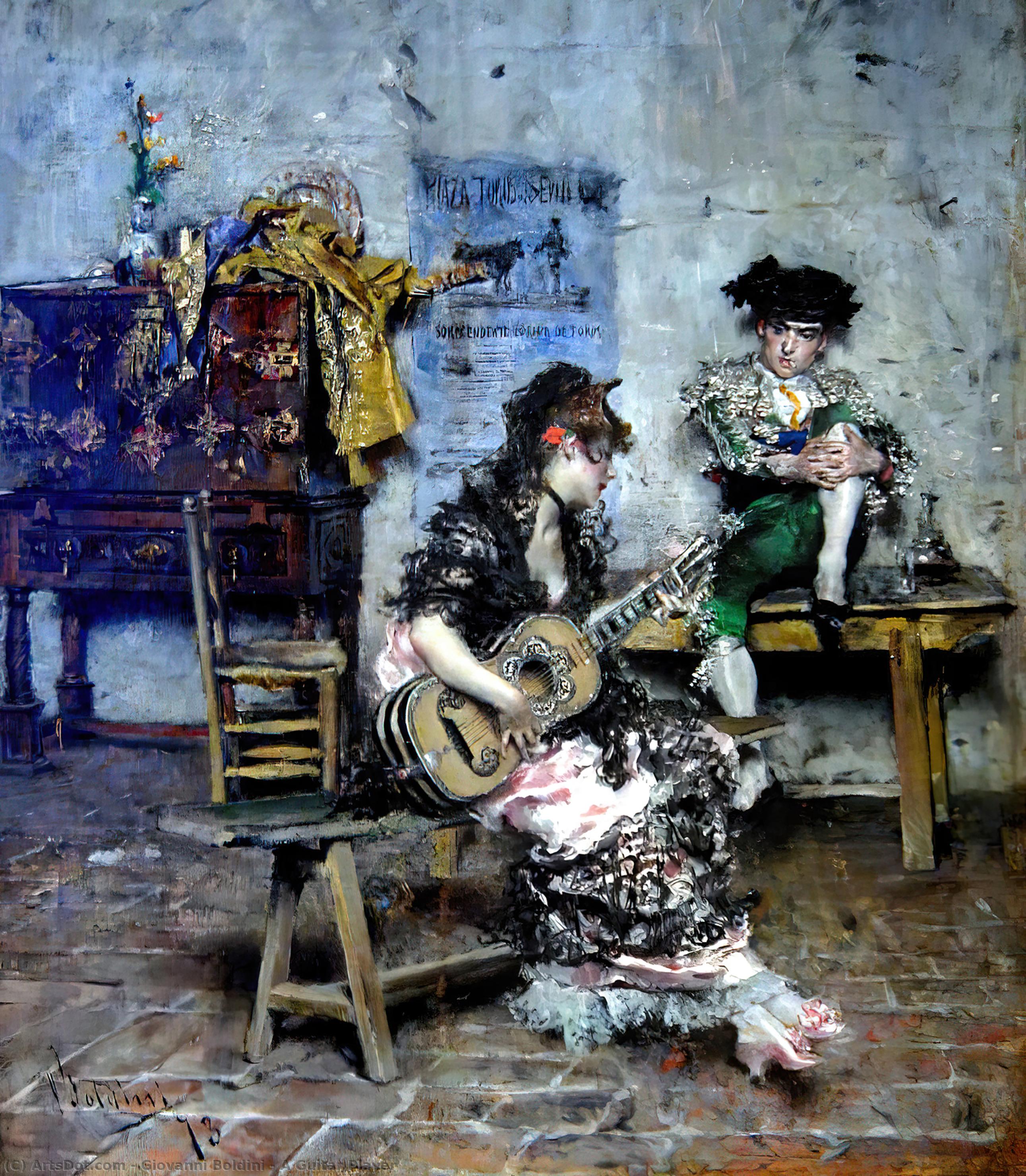 A Guitar Player — Джованни Болдيني