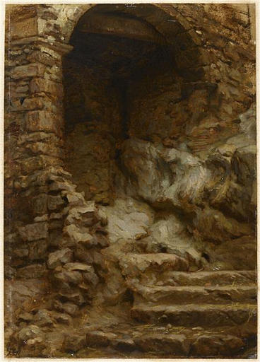 Escalier De La Fontaine Des Cervarolles — Ernest Heber