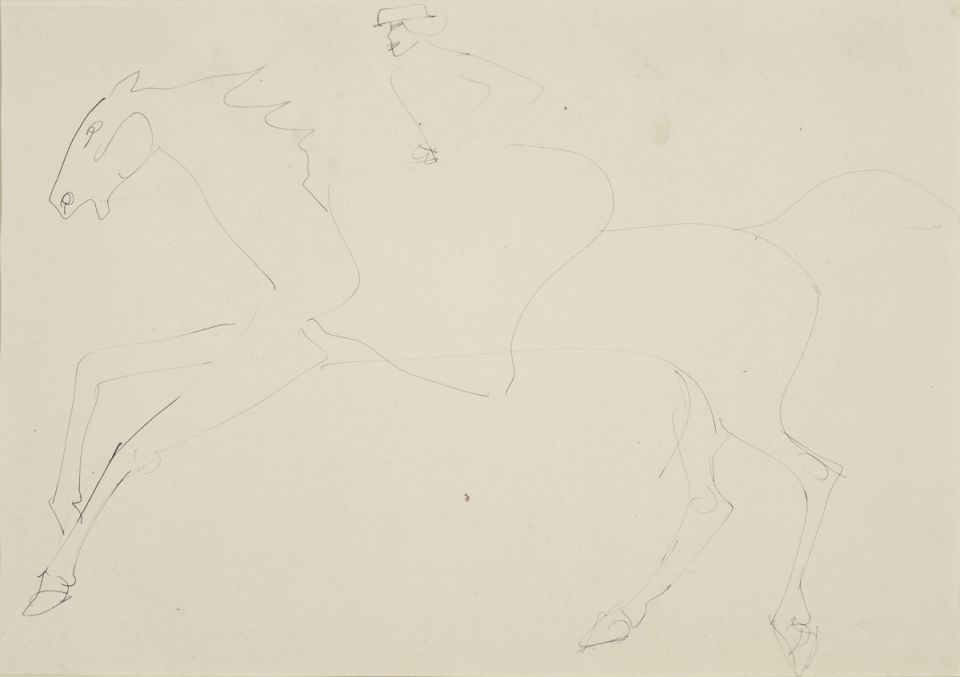 Woman On A Horse — Henri Gaudier-brzeska