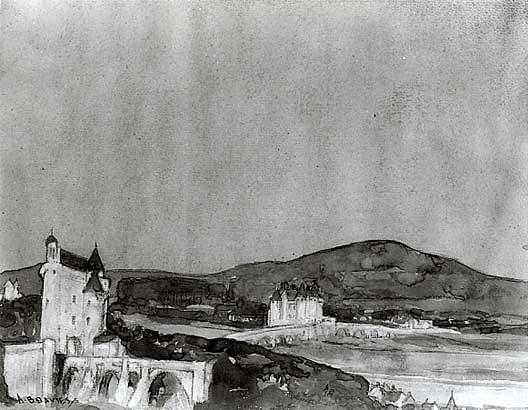Scene In France, (painting) — Arthur B. Davies
