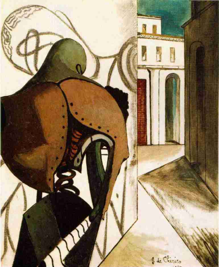 Die Ängste Des Denkers — Giorgio De Chirico