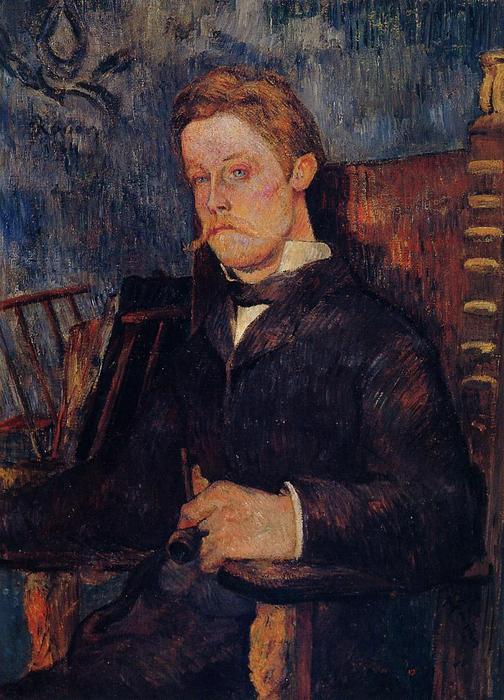Portrait Of A Seated Man — Eugène Henri Paul Gauguin
