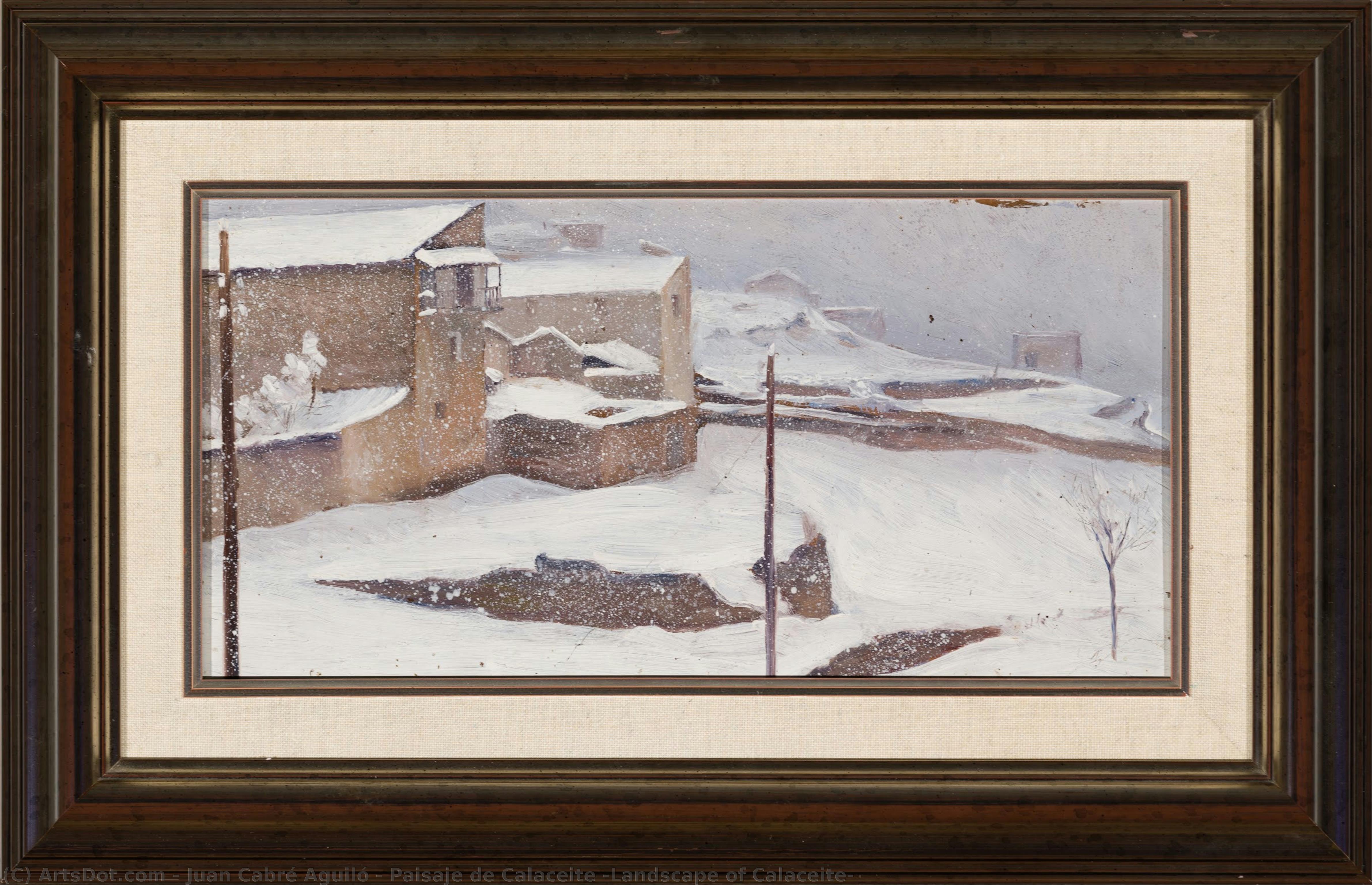 Paisaje De Calaceite (landscape Of Calaceite) — Juan Cabré Aguiló