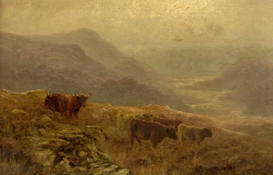 Landscape With Cattle — Sidney Pike