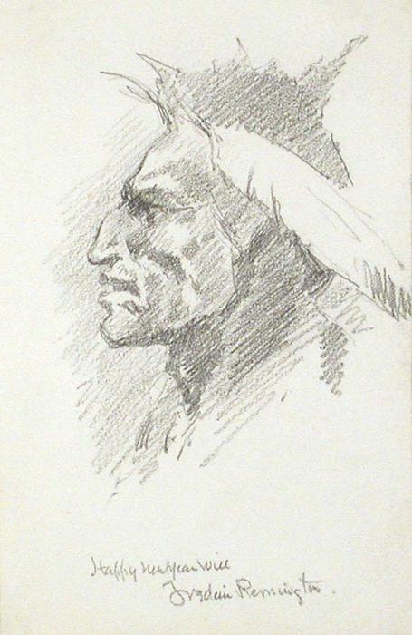 Indian Head 1 — Frederic Remington