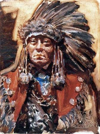 Indian Chief — Akseli Gallen-kallela