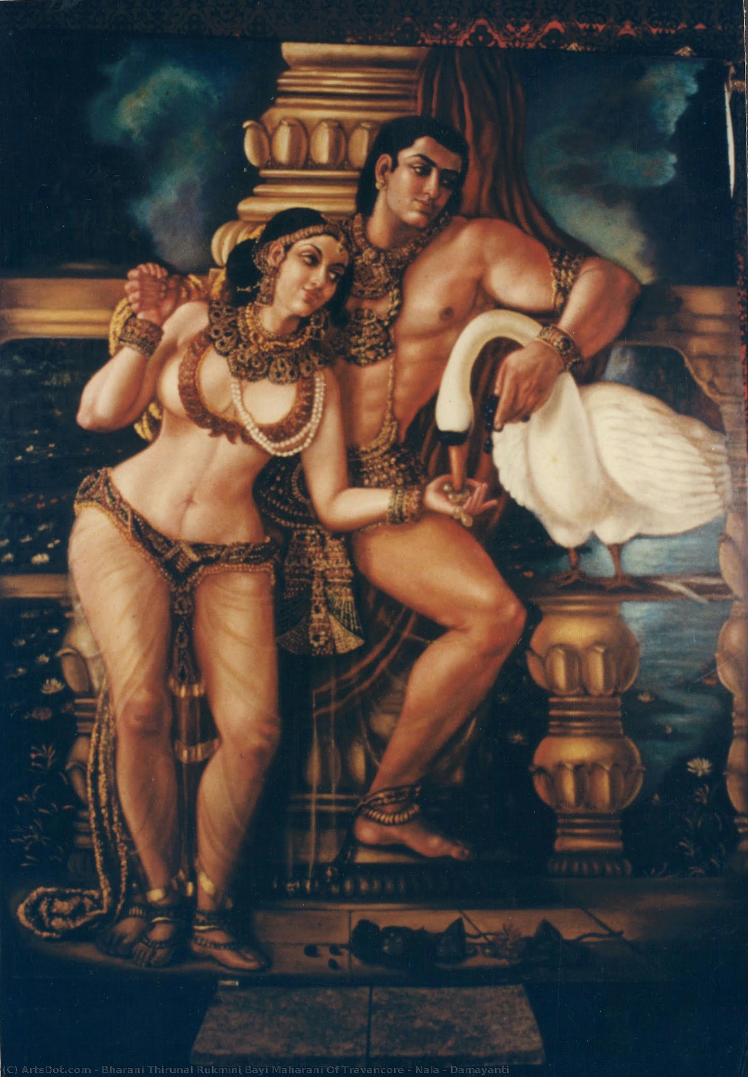 Nala & Damayanti — Bharani Thirunal Rukmini Bayi Maharani Of Travancore