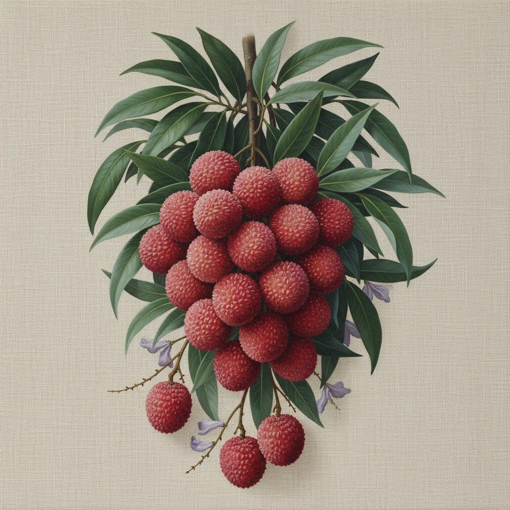 Crimson Essence: A Monumental Botanical Study Of Serene Organic Textures — Laurent Fontaine
