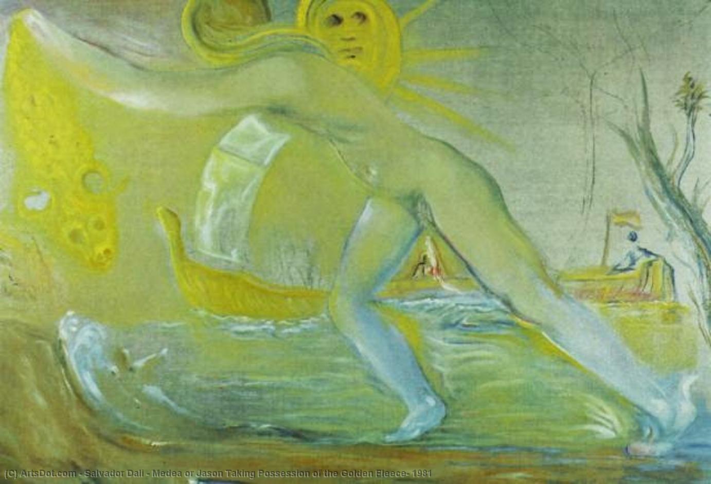 Medea Or Jason Taking Possession Of The Golden Fleece, 1981 — Salvador Dalí