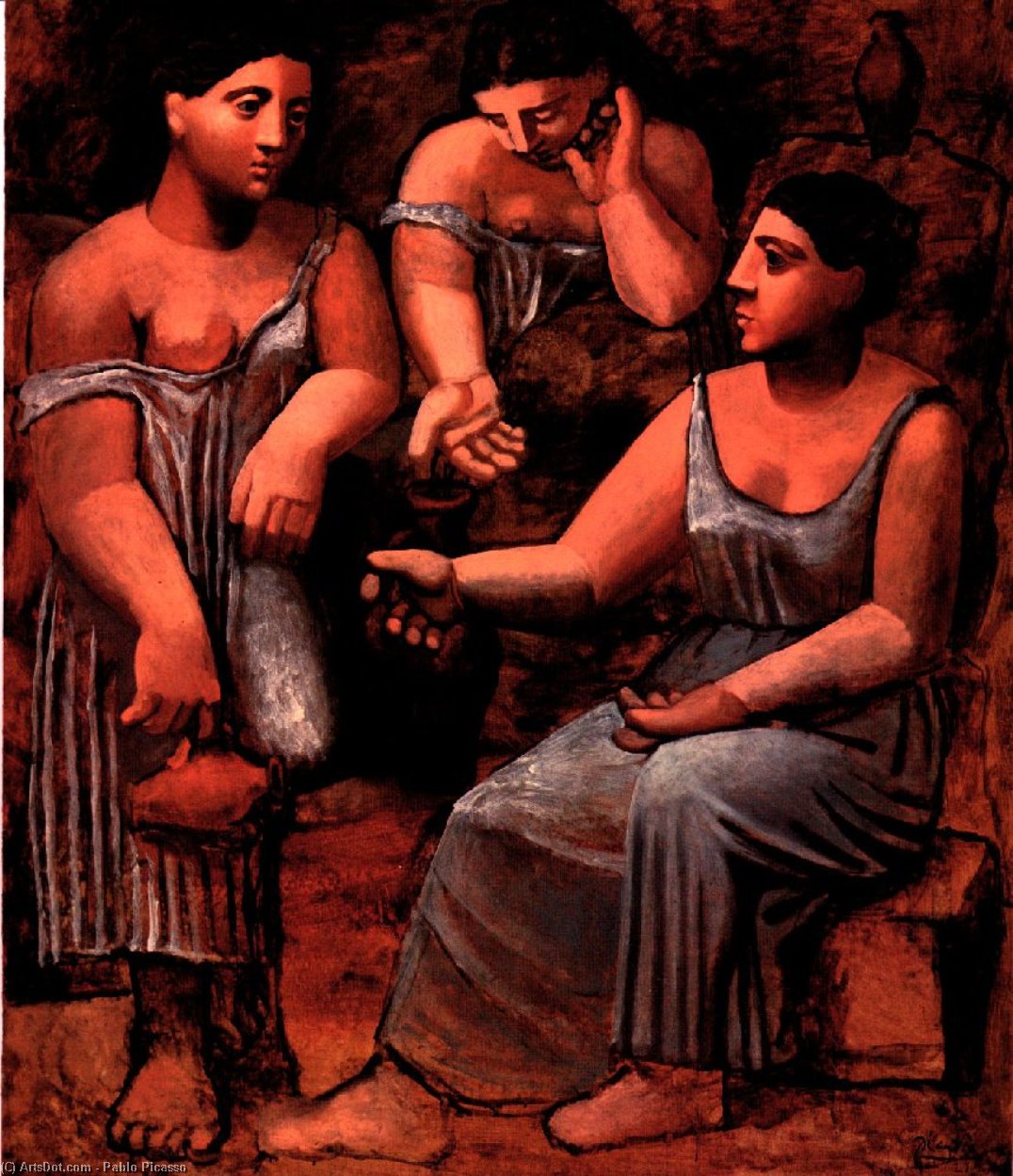 Three Women At A Fountain — Pablo Picasso