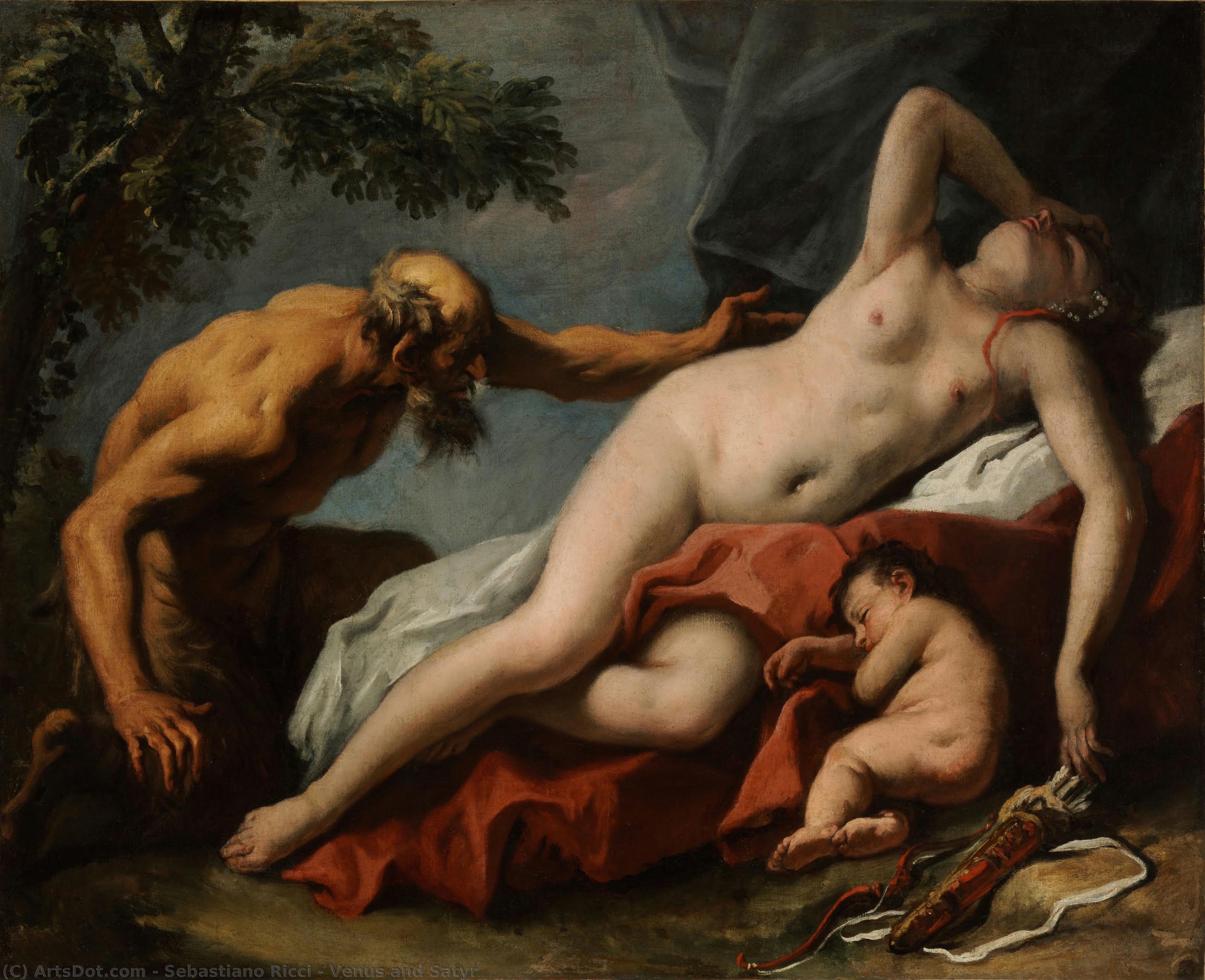 Venus And Satyr — Себастијано Ричи
