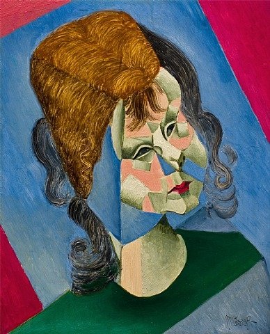 Portrait Cubiste D'odette, Fille De L'artiste — Jean Dominique Antony Metzinger