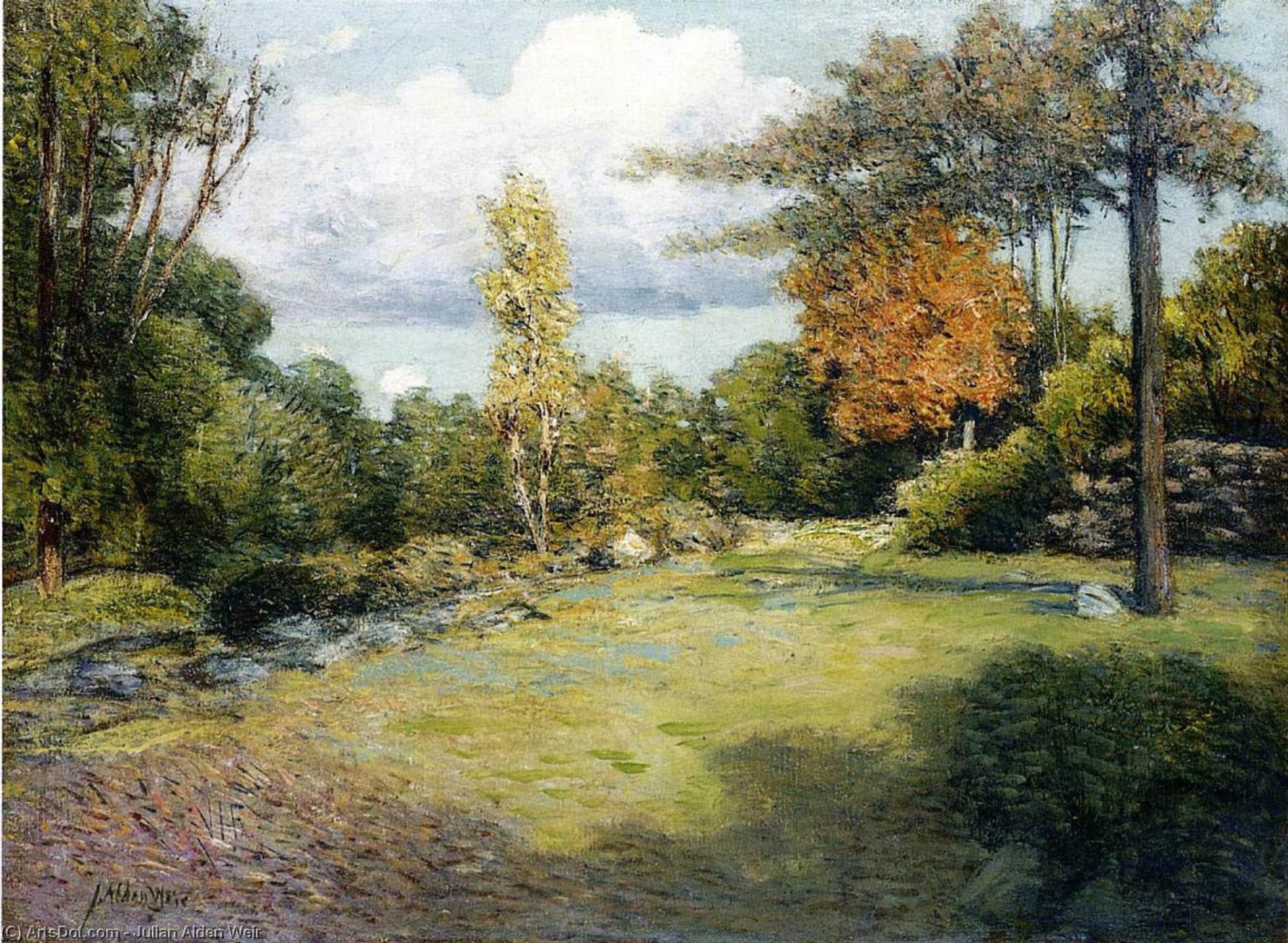 Autumn Days — Julian Alden Weir
