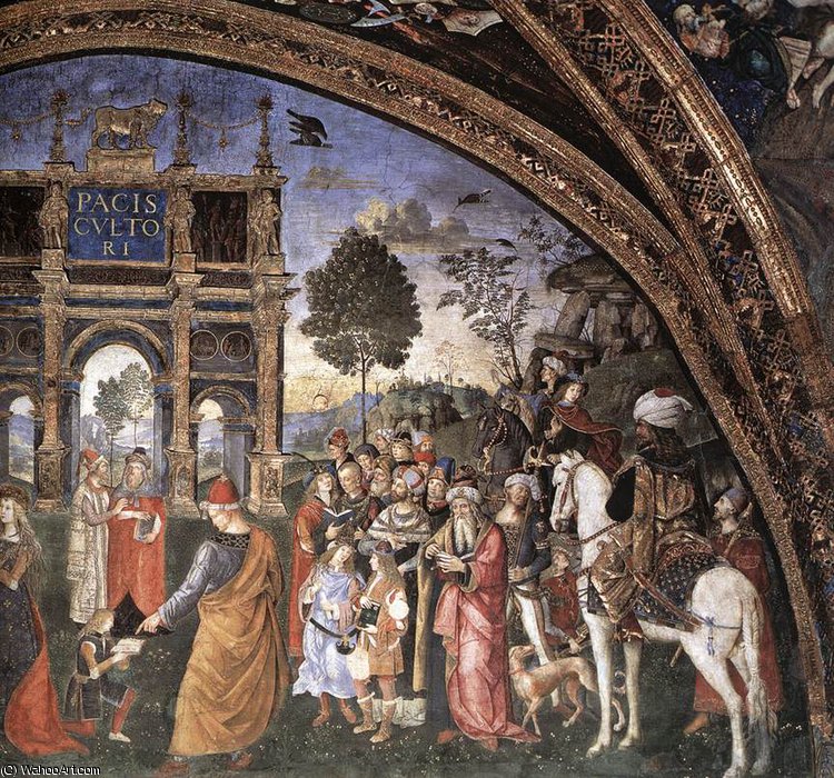 Vatican - St Catherine's Disputation (detail)2 — Bernardino Di Betto (pintoricchio)