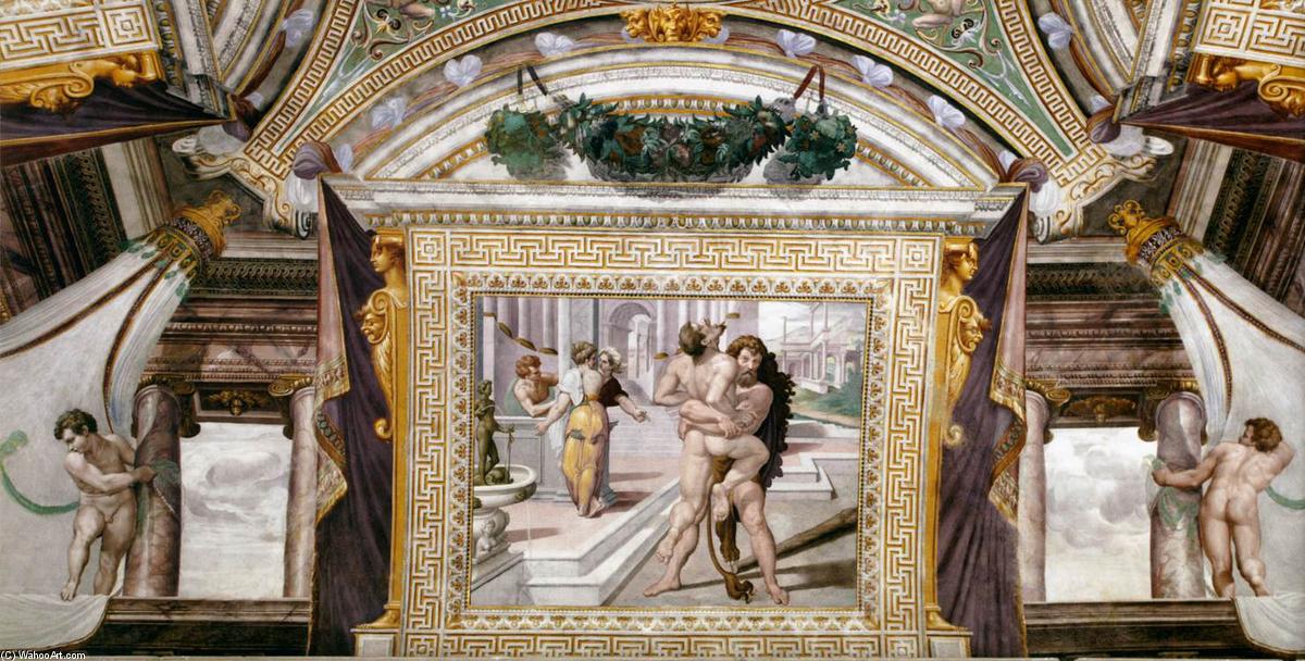 Hercules And Antaeus — Orazio Samacchini
