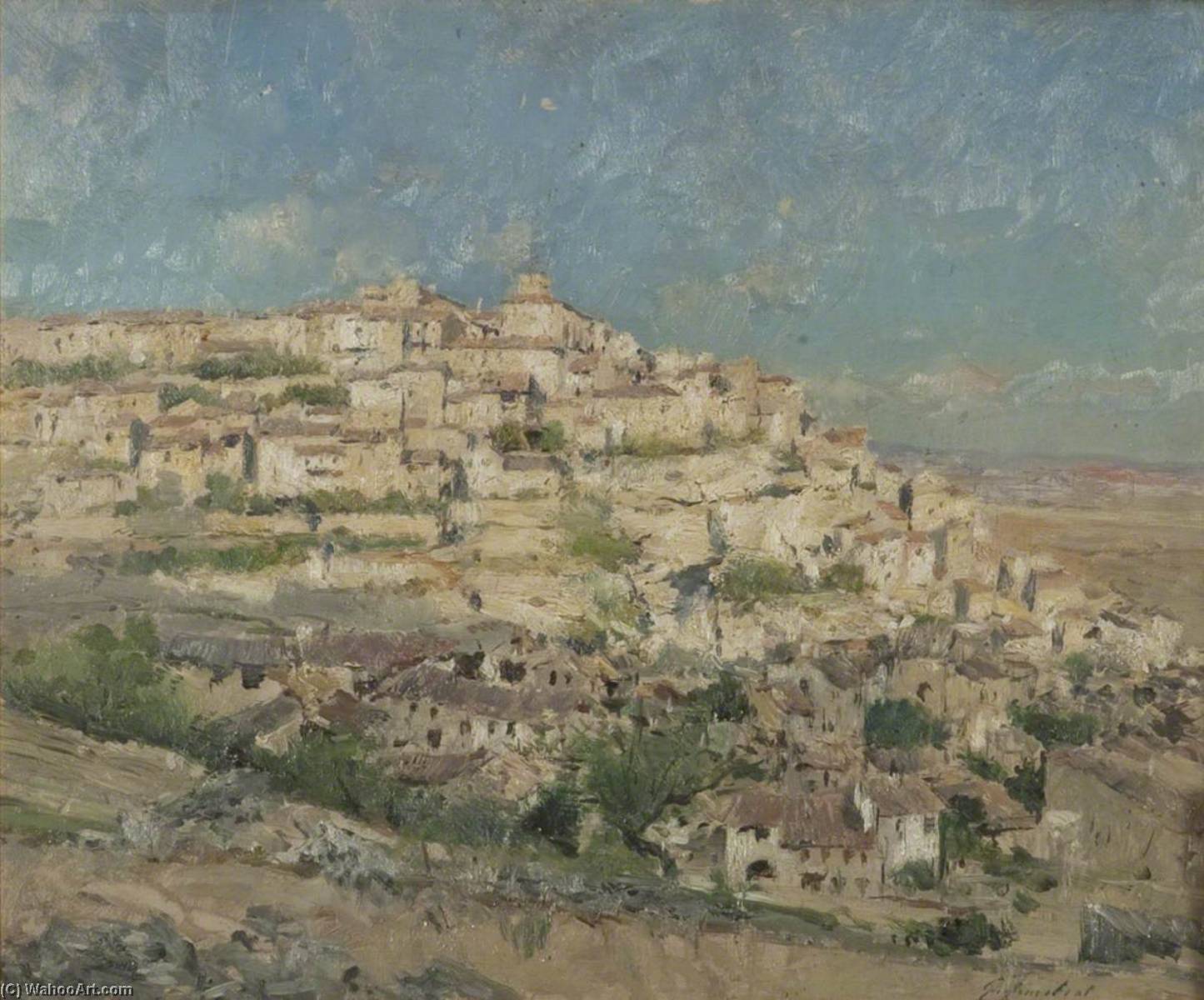 The Town Of Gordes — Julien Gustave Gagliardini