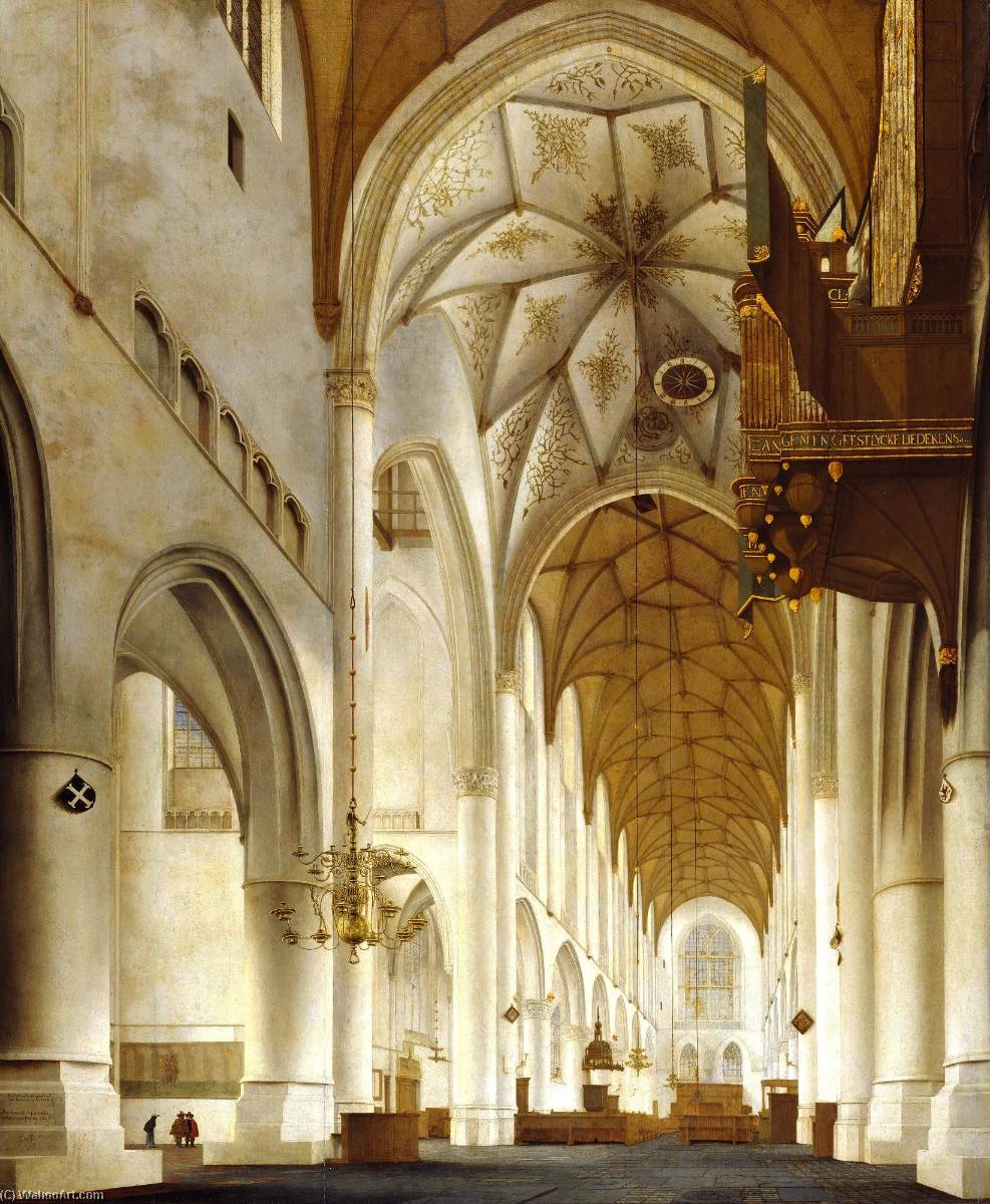 The Interior Of St Bavo's Church, Haarlem (the 'grote Kerk') — Peter Saenredam