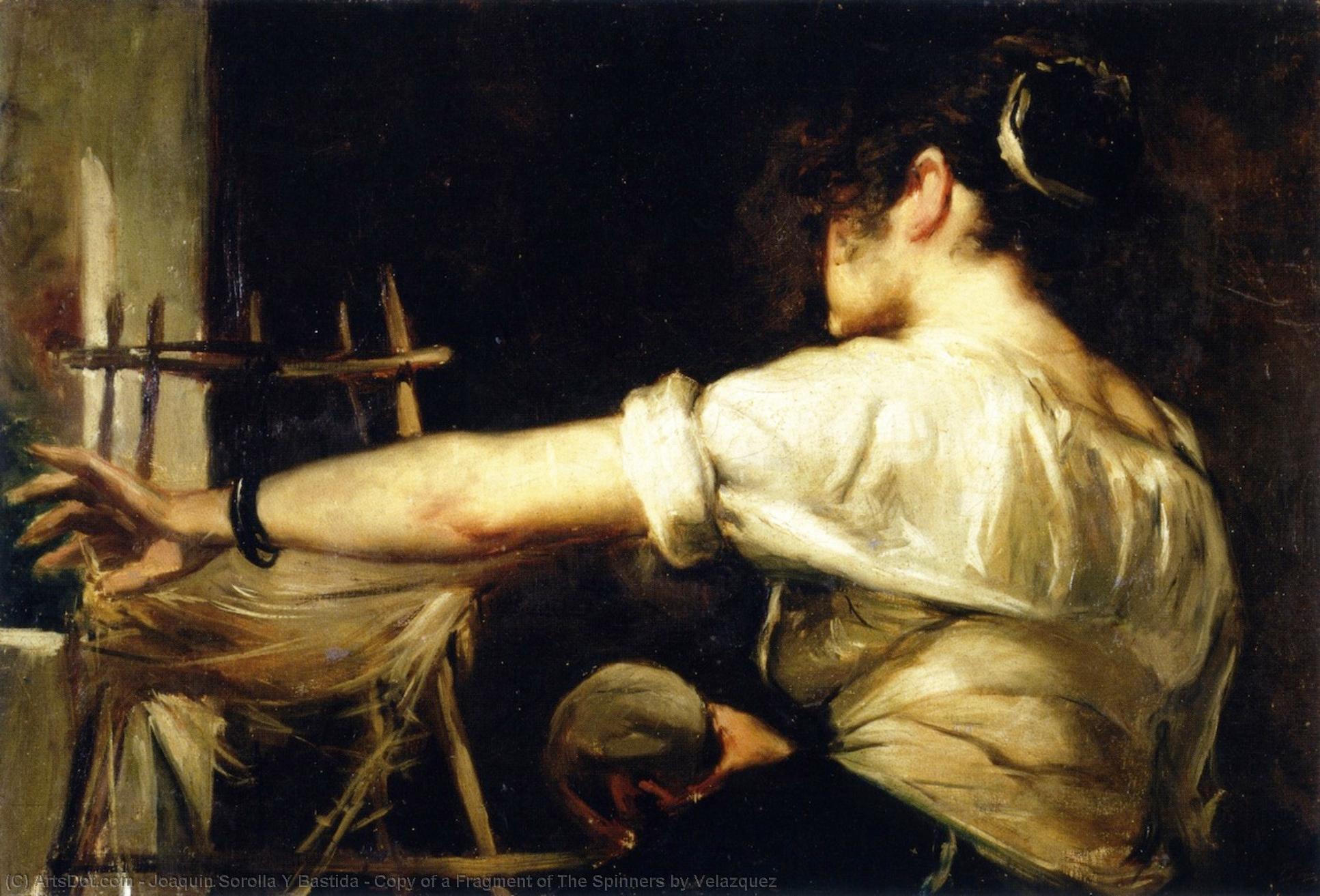 Copy Of A Fragment Of The Spinners By Velazquez — Joaquín Sorolla Y Bastida