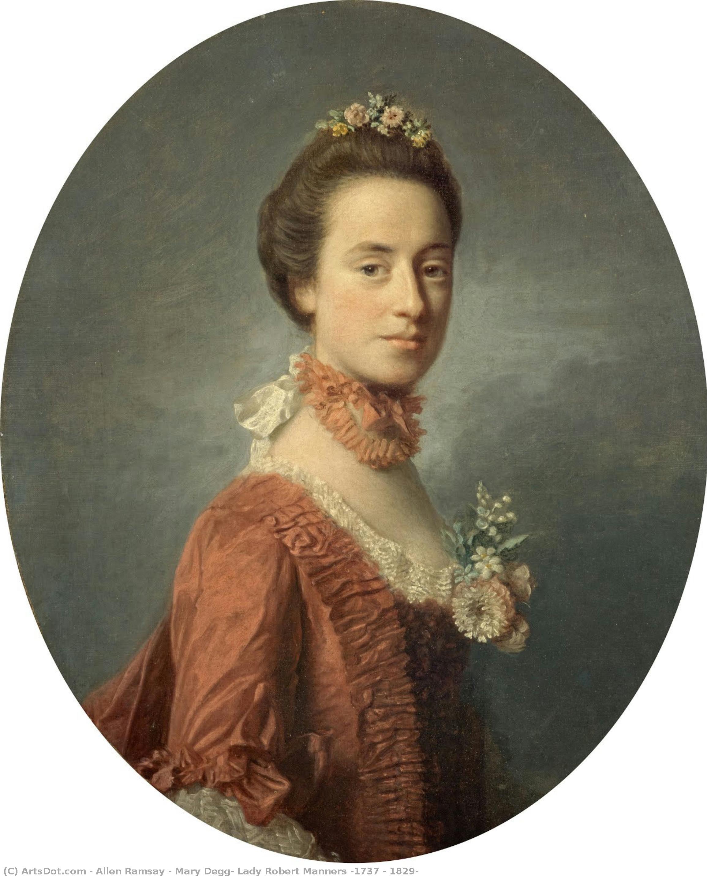 Mary Degg, Lady Robert Manners (1737 - 1829) — アラン・ラムゼイ