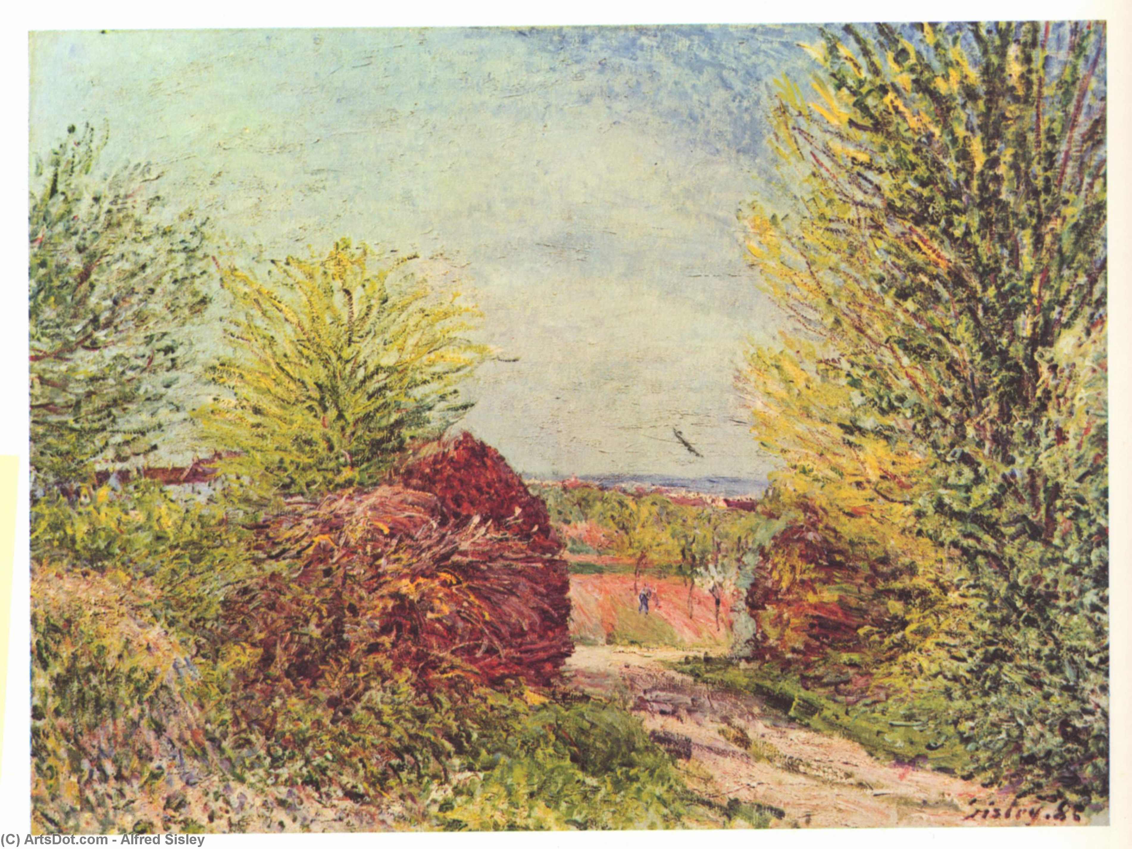Away In The Spring Veneux Nadon — Alfrēd Sislē