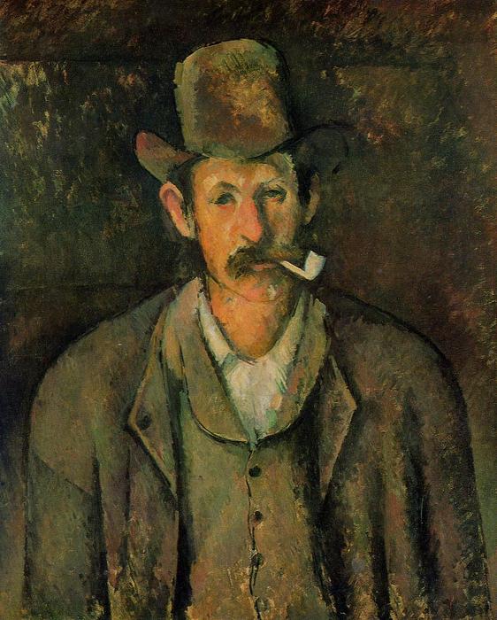 Mann Mit Einer Pfeife — Paul Cézanne