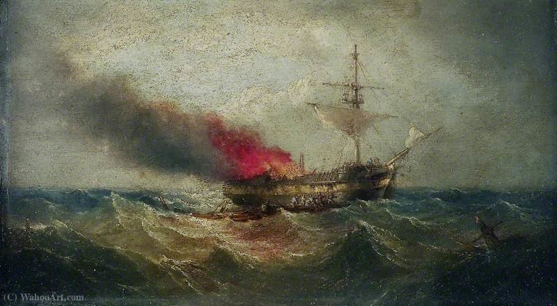 Fire At Sea — Henry Redmore