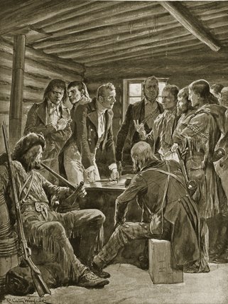 Sir George Simpson In Vancouver Island - — Richard Caton Woodville