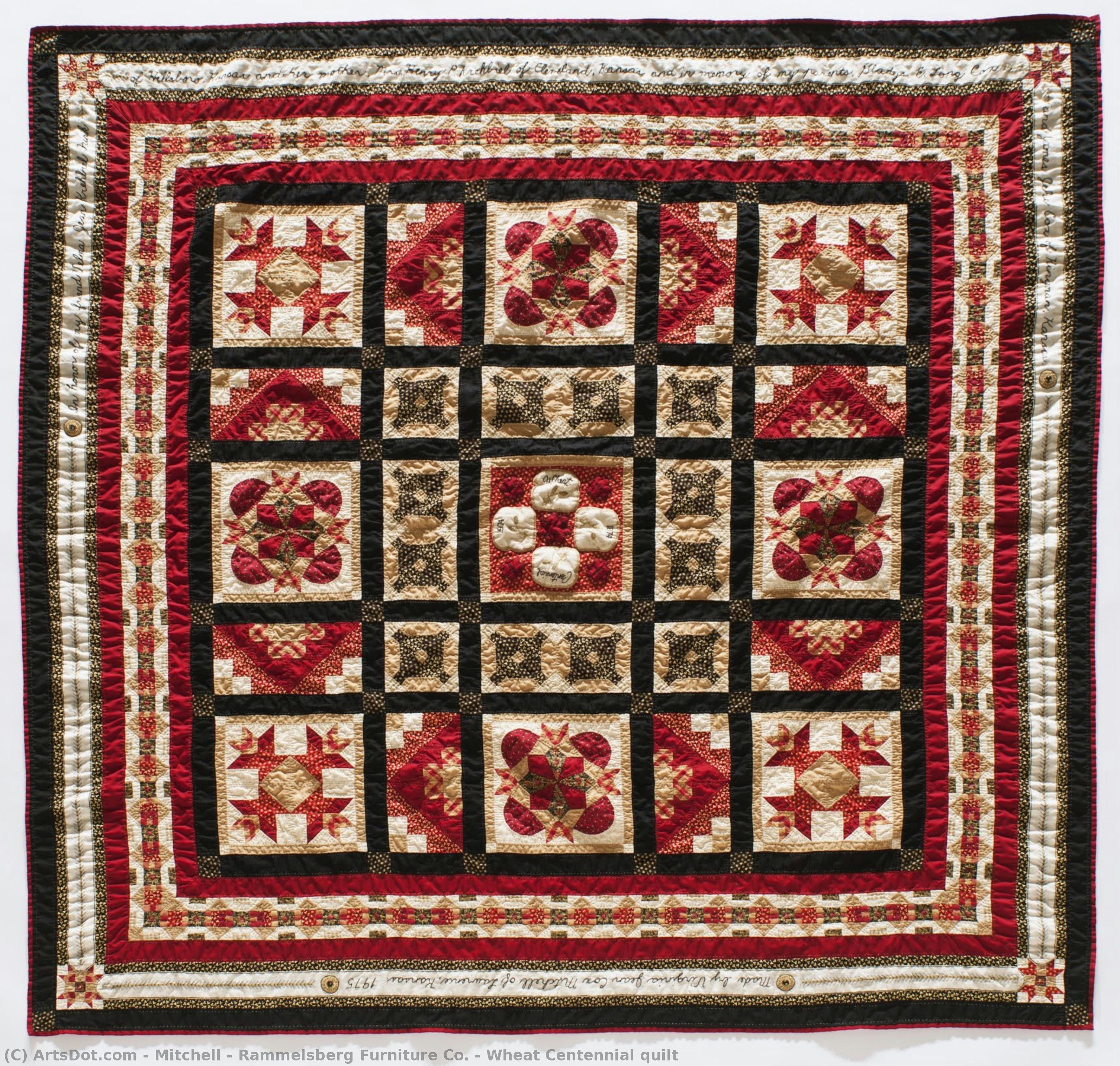 Wheat Centennial Quilt — Mitchell & Rammelsberg Furniture Co.