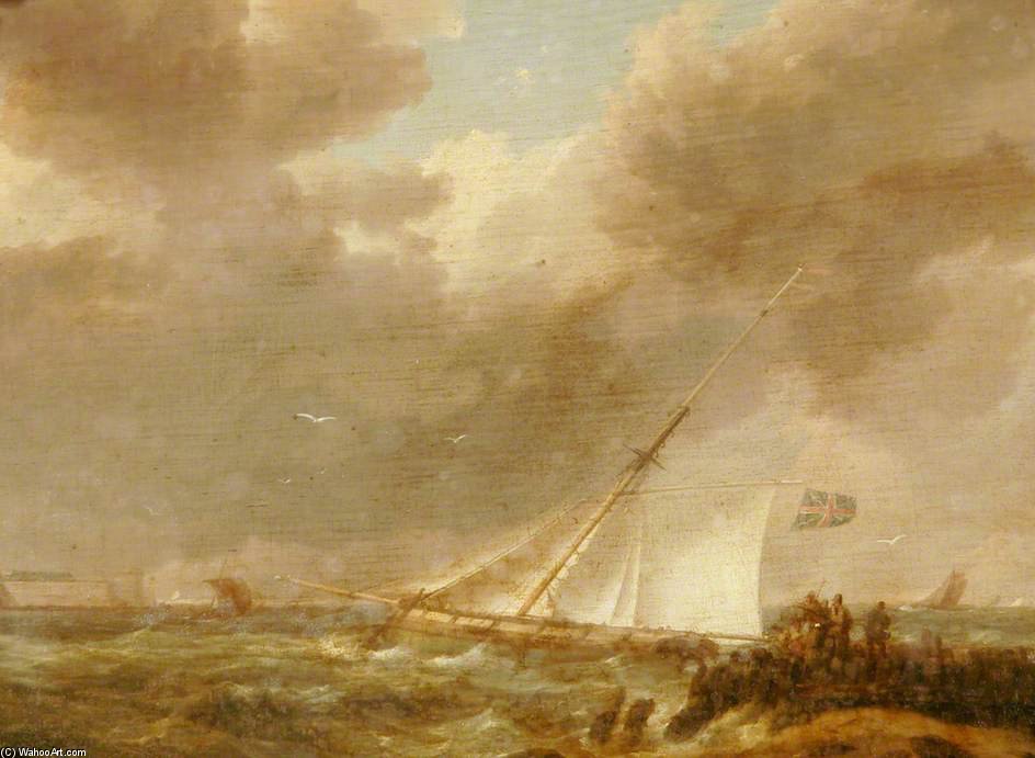 Sea Piece — Hermanus Koekkoek (the Elder)