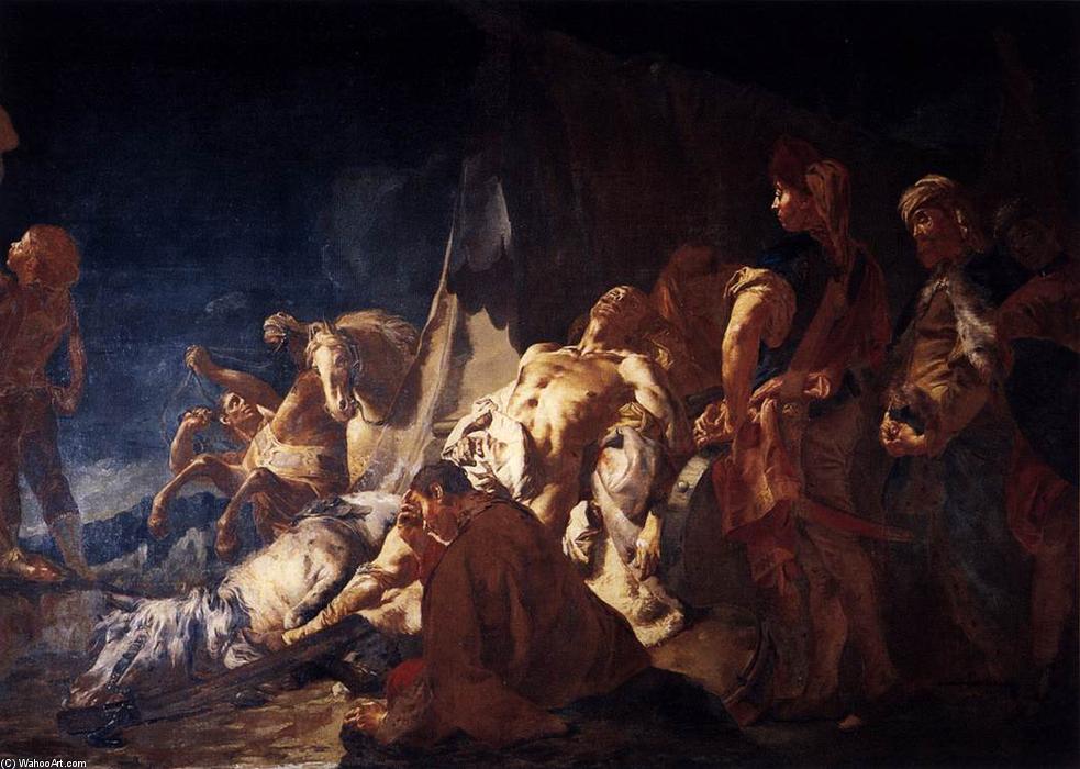 The Death Of Darius — Giovanni Battista Piazzetta