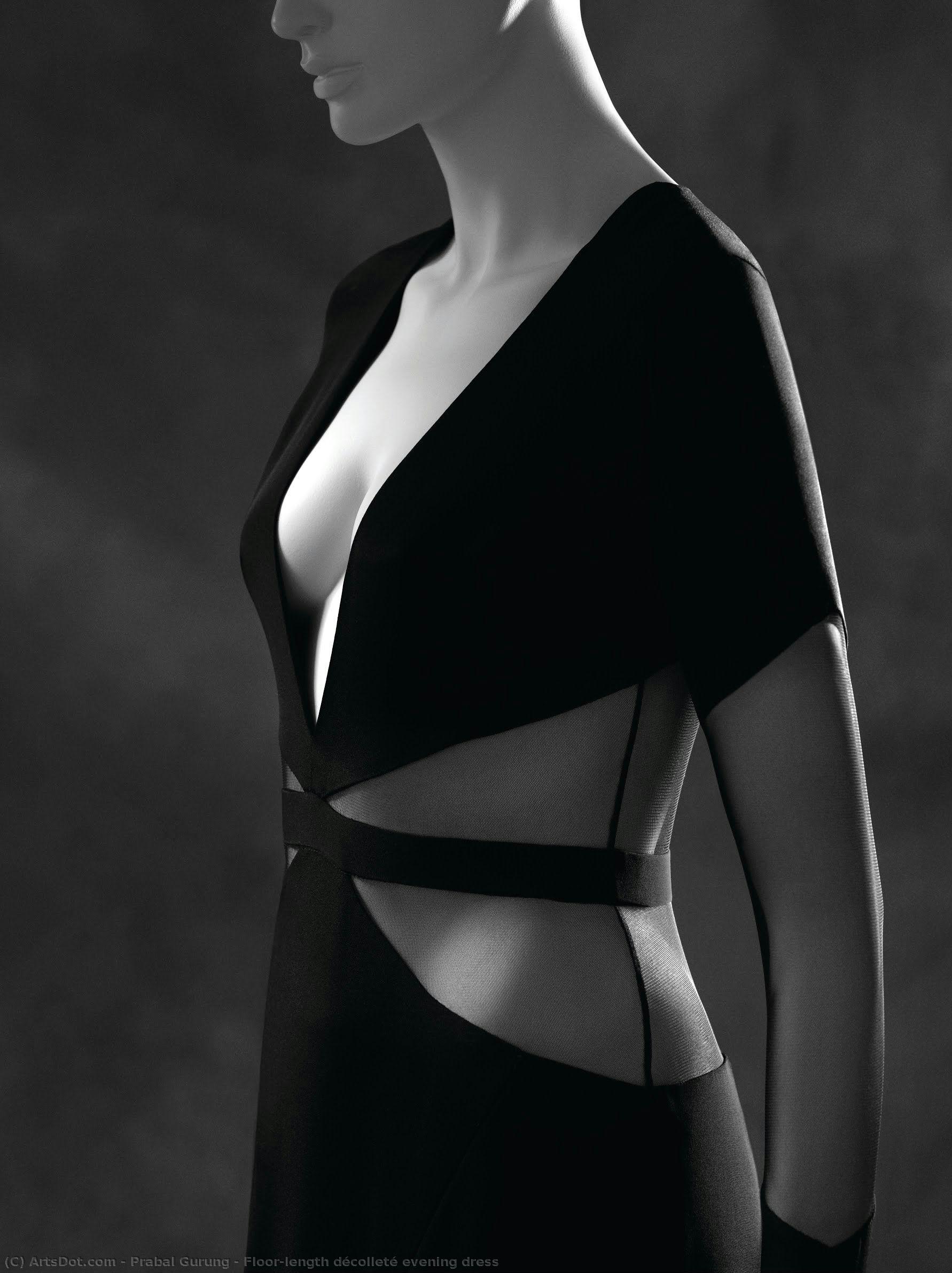 Floor-length Décolleté Evening Dress — Prabal Gurung